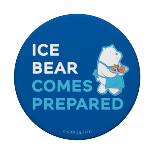 We Bare Bears Ice Bear Comes Prepared PopSockets Standard PopGrip
