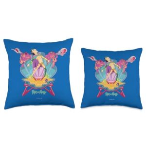 Rick and Morty Fabulous Mr. Nimbus Throw Pillow, 18x18, Multicolor