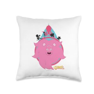 cartoon network steven universe crystal city gang to the rescue throw pillow, 16x16, multicolor