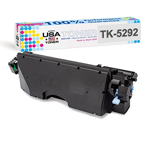 MADE IN USA TONER Compatible Replacement for use in Kyocera ECOSYS P7240cdn, TK-5292 TK-5292K (Black, 1 Cartridge)