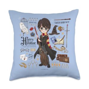 harry potter everything throw pillow, 18x18, multicolor