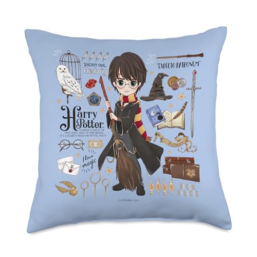 Harry Potter Everything Throw Pillow, 18x18, Multicolor