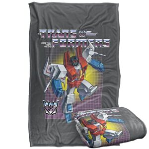 transformers starscream silky touch super soft throw blanket 36" x 58"