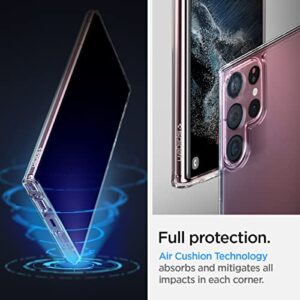 Spigen Ultra Hybrid Designed for Galaxy S22 Ultra Case (2022) - Crystal Clear