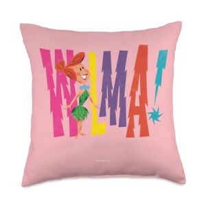 the flintstones wilma throw pillow, 18x18, multicolor