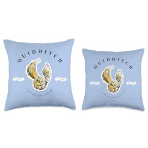 Harry Potter Golden Snitch I Open at The Close Throw Pillow, 18x18, Multicolor