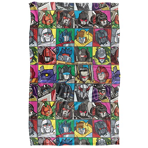 Transformers Transformers Squares Silky Touch Super Soft Throw Blanket 36" x 58"