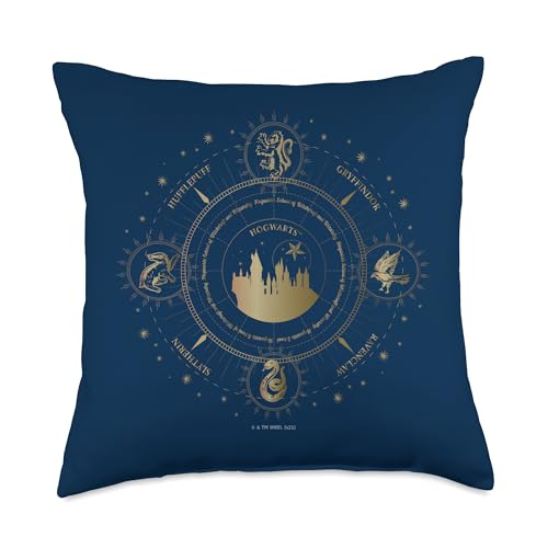 Harry Potter Hogwarts House Compass Throw Pillow, 18x18, Multicolor