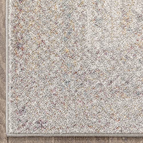 Well Woven Raggi Vintage Neutral Ivory Chindi Braided Pattern Area Rug (5'3" x 7'3")