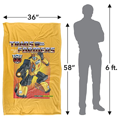 Transformers Bumblebee Silky Touch Super Soft Throw Blanket 36" x 58"