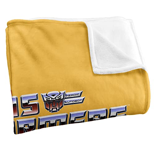 Transformers Bumblebee Silky Touch Super Soft Throw Blanket 36" x 58"