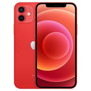 apple iphone 12 mini, 256gb, red - unlocked (renewed premium)