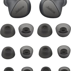 ALXCD Ear Tips Compatible with Jabra Elite 7 Pro Elite 7 Active Earbuds, S/M/L 3 Sizes 6 Pairs Soft Silicone Earbud Tips Eartips, Compatible with Jabra Elite 7 Active Elite 7 Pro, Gray S/M/L