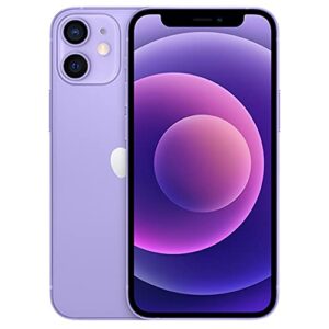 apple iphone 12 mini, 128gb, purple - unlocked (renewed premium)