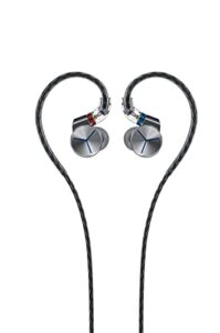 fiio fa7s earphones headphone wired high resolution swappable plugs mmcx 6ba in-ear monitor for smartphone/pc(silver)