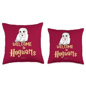 Harry Potter Hedwig Welcome to Hogwarts Throw Pillow, 16x16, Multicolor