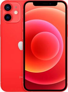 apple iphone 12 mini, 128gb, red - unlocked (renewed premium)