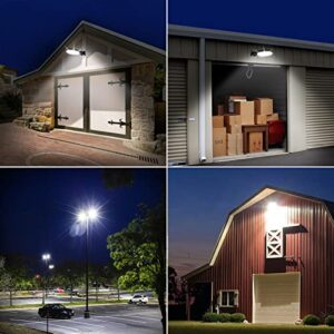 papasbox LED Barn Light 100W, Dusk to Dawn Outdoor Lighting with Photocell,5000K 12000LM Daylight,IP65 Waterproof Security Area Lights for Yard,Garage,Street