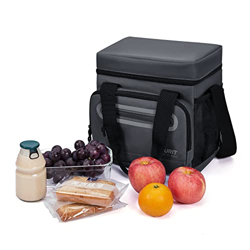 TOURIT Large Lunch Bag 14L Insulated Lunch Box Lunch Cooler for Men&Women Work, Dark Gray