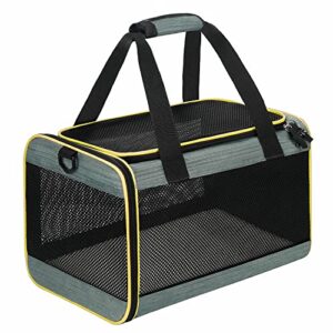 cat carrier airline approved pet carrier,dog carrier soft-sided pet travel carrier maximum pet weight 17 pounds 17.5“x10 x10