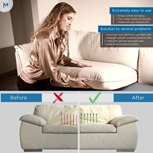 Meliusly® Sofa Cushion Support Board (17x79) Couch Supports for Sagging Cushions, Couch Saver for Saggy Couches, Under Couch Cushion Support for Sagging Seat, Sofa Support for Sagging Couch