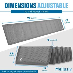 Meliusly® Sofa Cushion Support Board (17x79) Couch Supports for Sagging Cushions, Couch Saver for Saggy Couches, Under Couch Cushion Support for Sagging Seat, Sofa Support for Sagging Couch