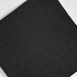 Acrylic Felt Fabric 72" Wide by 36" Long | Craft Felt for DIY Projects, Costumes, Decoration, Holidays | IceFabrics | 1 Yard - Black