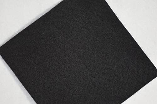 Acrylic Felt Fabric 72" Wide by 36" Long | Craft Felt for DIY Projects, Costumes, Decoration, Holidays | IceFabrics | 1 Yard - Black