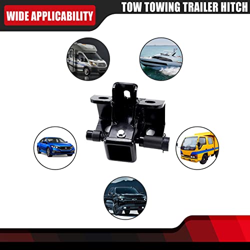 FEXON Tow Towing Trailer Hitch Receiver with Pin Lock Compatible with Land Rover LR3 2005-2009 LR4 2010-2016 Range Rover Sport 2006-2013