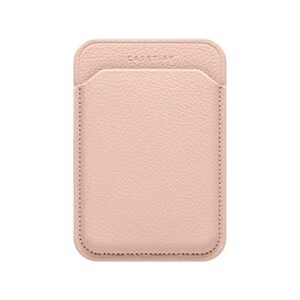 casetify wallet card holder compatible with magsafe - light pink