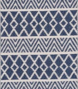 Keen Home Design Area Rugs - 2x4 Reversible and Machine Washable Boho Rug - 100% Cotton - Two Sided Rug for Living Room, Kitchen, Hallway, Bedroom, Entryway - (2’ x 3’7’’, Navy)