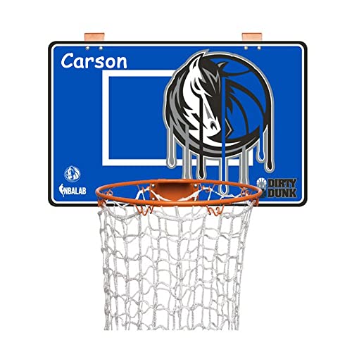 Personalized Dallas Dirty Dunks Mavericks Basketball Hoop Laundry Hamper