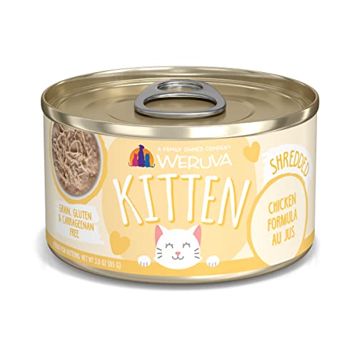 Weruva Kitten, Chicken Formula Au Jus, 3oz Can (Pack of 12)