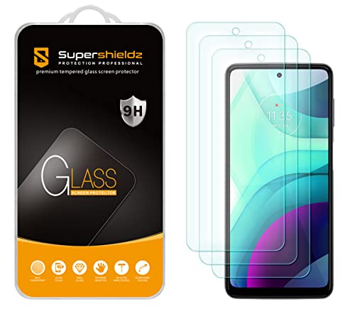 Supershieldz (3 Pack) Designed for Motorola Moto G Power (2022) [Not fit for 2023/2021/2020 Model] Tempered Glass Screen Protector, Anti Scratch, Bubble Free