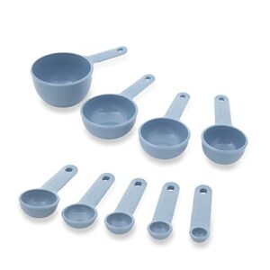 KitchenAid Universal Measuring Cup and Spoon Set, 9 Piece, Blue Velvet