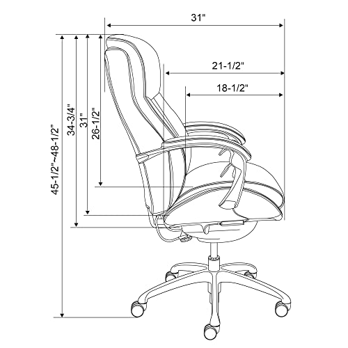 Serta® iComfort i5000 Series Big & Tall Chair, Slate