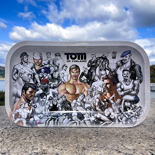 Tom of Finland Tin Tray (Queer, Gay, Rolling, Serving)