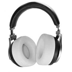 Upgrade Virtuoso XT Thicker Earpads - Replacement Cushion Compatible with Corsair Virtuoso RGB Wireless SE Gaming, Softer Leather,High-Density Noise Cancelling Foam, Added Thickness (White)