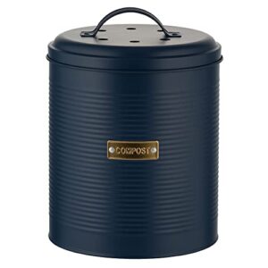 rayware typhoon otto collection | compost caddy - navy, 2.5 l (1401.231)