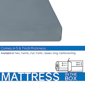 Greaton, 5-Inch Medium Firm Double Sided Tight top Foam Rolled Vinyl Mattress, Twin