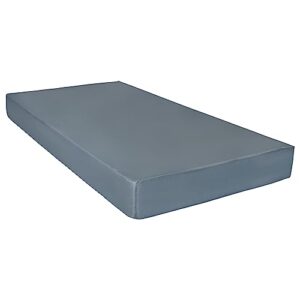 treaton, 7-inch medium firm double sided tight top foam rolled vinyl mattress, twin