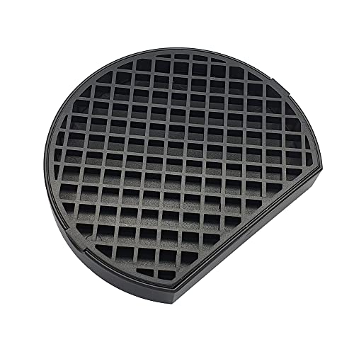 Coffee Drip Catcher 4 inches Small Drip Tray for Drink Dispenser Espresso Machine Carafe Tea Station Water Urn Durable ABS Plastic, Black, PDT0627S