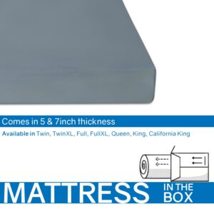 Nutan, 7-Inch Medium Firm Double Sided Tight top Foam Rolled Vinyl Mattress, Twin