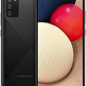 Samsung Galaxy A02s (A025U1) 32GB Dual SIM, GSM Unlocked, (CDMA Verizon/Sprint Not Supported) U.S. Version 1 Year Warranty (Fast Car Charger Bundle) (Black)