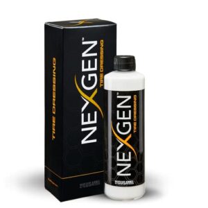 nexgen tire dressing — water based tire protector — easily remove dirt and restore original shine - h20 based - 8 oz