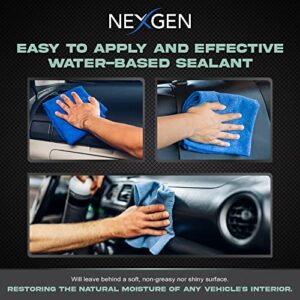 Nexgen Interior Conditioner — Condition Leather, Vinyl, and Plastic Interiors — Non-Greasy Satin Finish for Car Interiors and More (8 OZ)