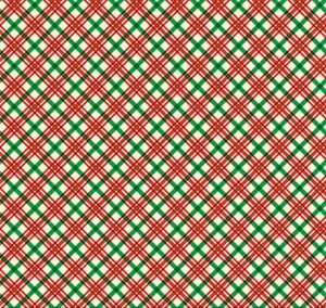 michael miller holiday plaid, red