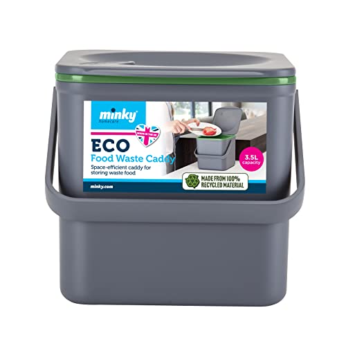 Minky Compost ECO Food Caddy, Grey