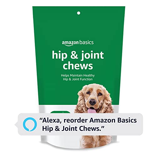 Amazon Basics Dog Hip & Joint Supplement Chews, Natural Duck Flavor, 120 Count (Previously Solimo)