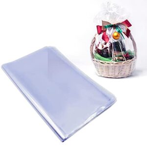 Shrink Wrap Bags - Mlooog 100pcs Clear Heat Shrink Wrap Professional Protection Against Aging and Dust - PVC Shrink Wrap Bags 11x18 Inches